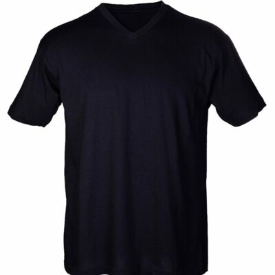 Men's Fine Jersey V-Neck T-Shirt Thumbnail
