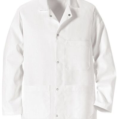 Gripper Front Short Butcher Coat Thumbnail